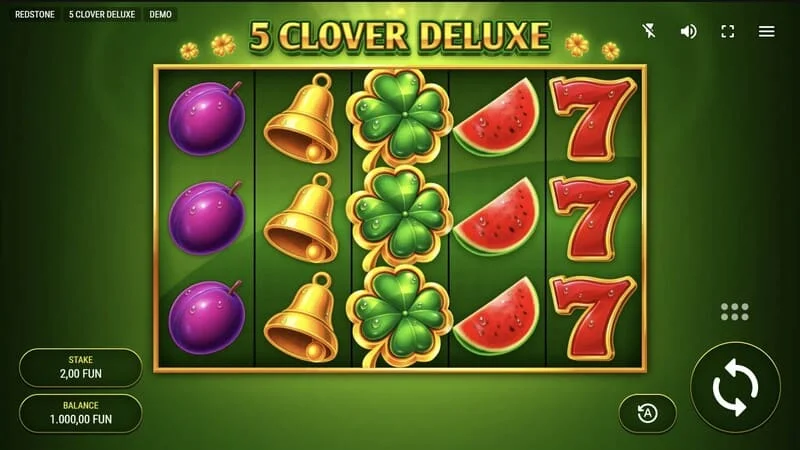5 Clover Deluxe - spilskærm